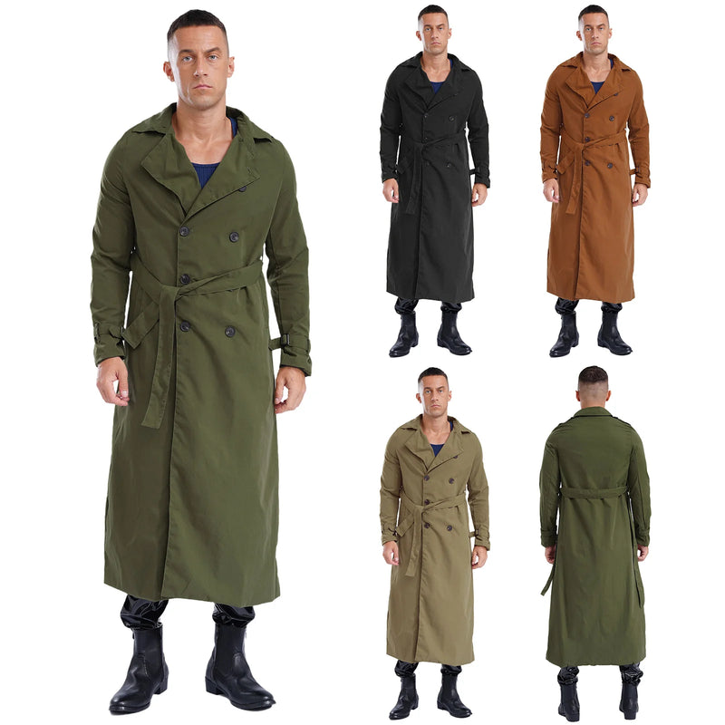 Men Stylish Long Trench Coat