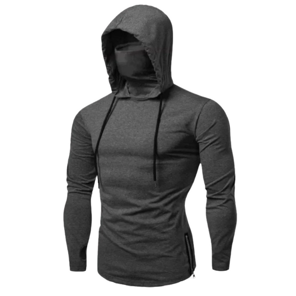 Men's long-sleeve hooded sweatshirt