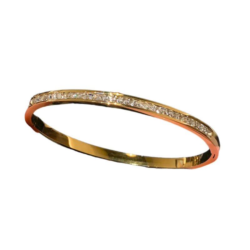 Women's Titanium Steel Gold Bracelet