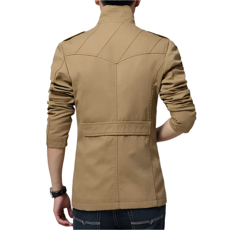 Men's slim Business Casual Trench Coat