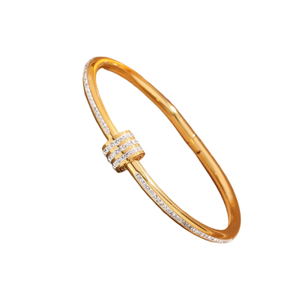 Women's Titanium Steel Gold Bracelet