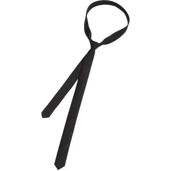 Men's Black Narrow Tie